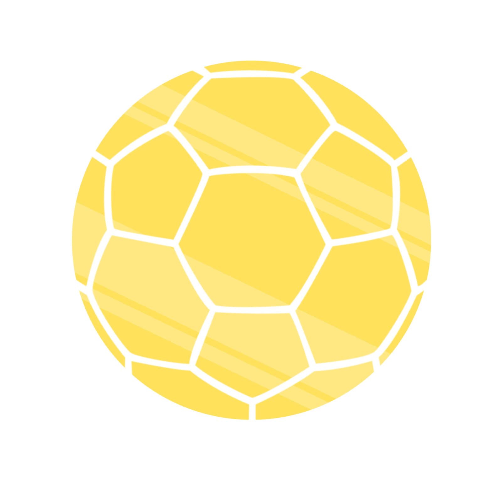 DIY Mirror Acrylic Football Wall Decals - Gold Home Decor Stickers for Kids Room, Nursery & Kindergarten - Perfect for Sports Themed Bedrooms and Play Areas (One Size)