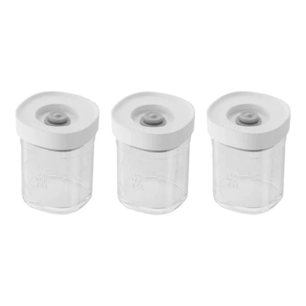 ZWILLING Vacuum Spice Storage Containers - Airtight Kitchen Organizer for Fresh Herbs & Seasonings | Perfect for Pantry, Spice Rack & Cooking