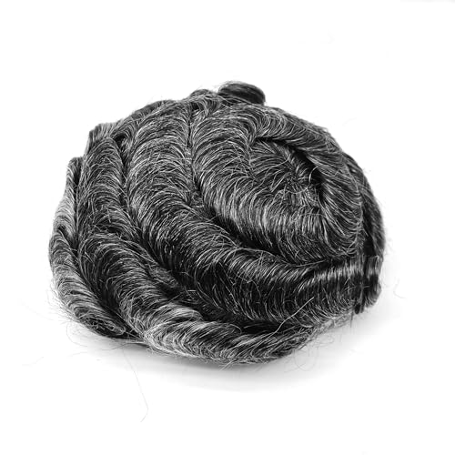 #1B40 40% Grey Human Hair
