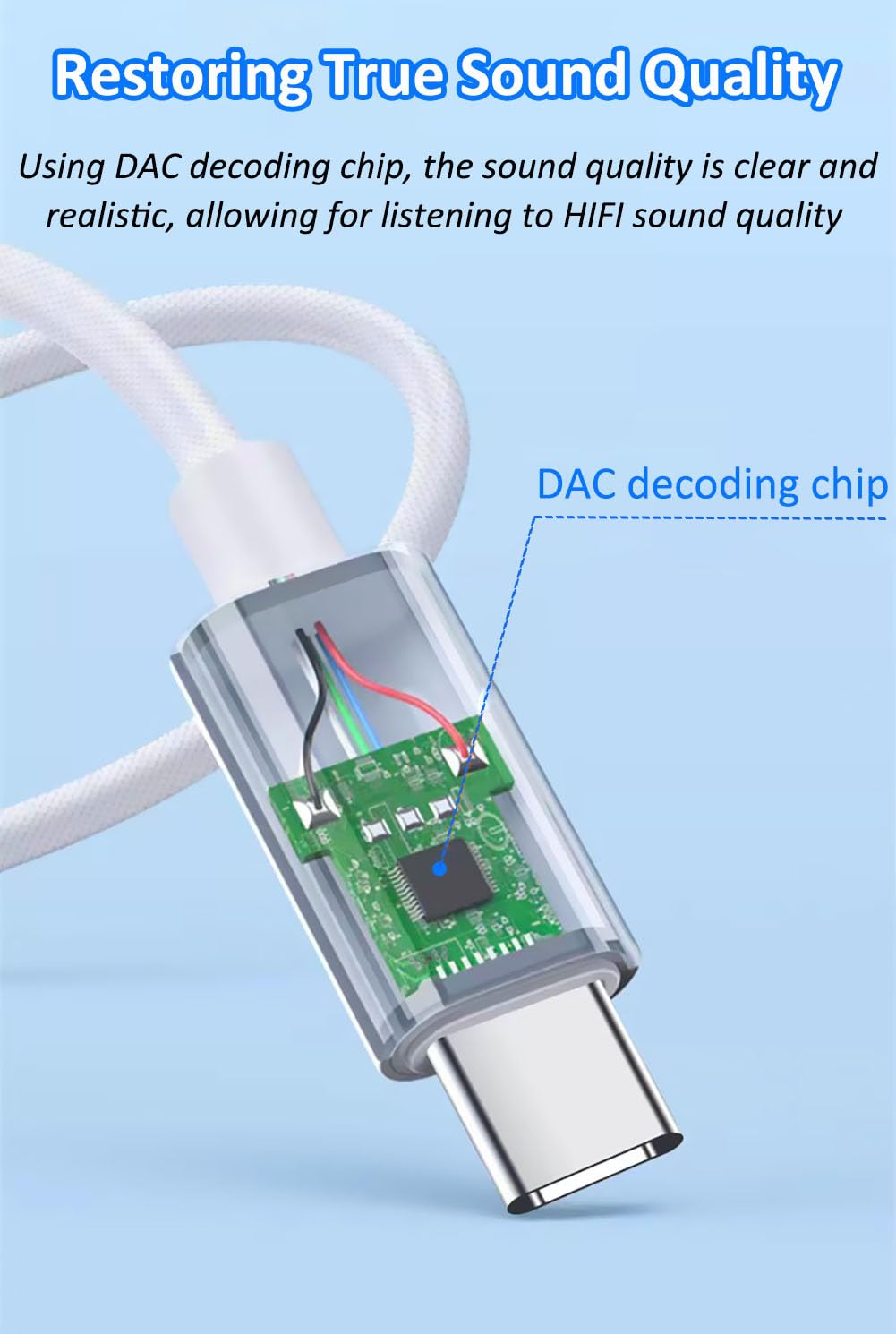 USB C to 3.5mm Audio Aux Jack Cable - 3.3FT Braided Nylon Headphone Adapter for iPhone 16/15 Pro Max, MacBook, Galaxy S23/S22 Ultra, iPad Pro/Air - Car Speaker, Home Stereo & Gaming Headset Connection