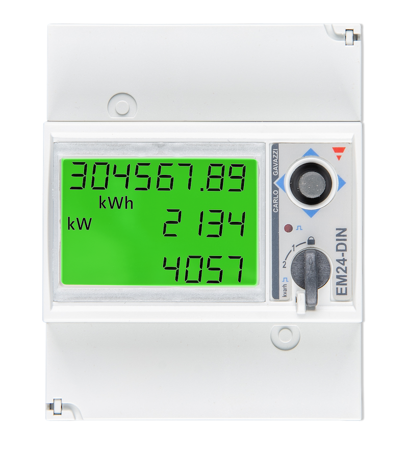 3 Phase Energy Meter EM24 - 65A Max per Phase with Ethernet for Industrial & Commercial Power Monitoring