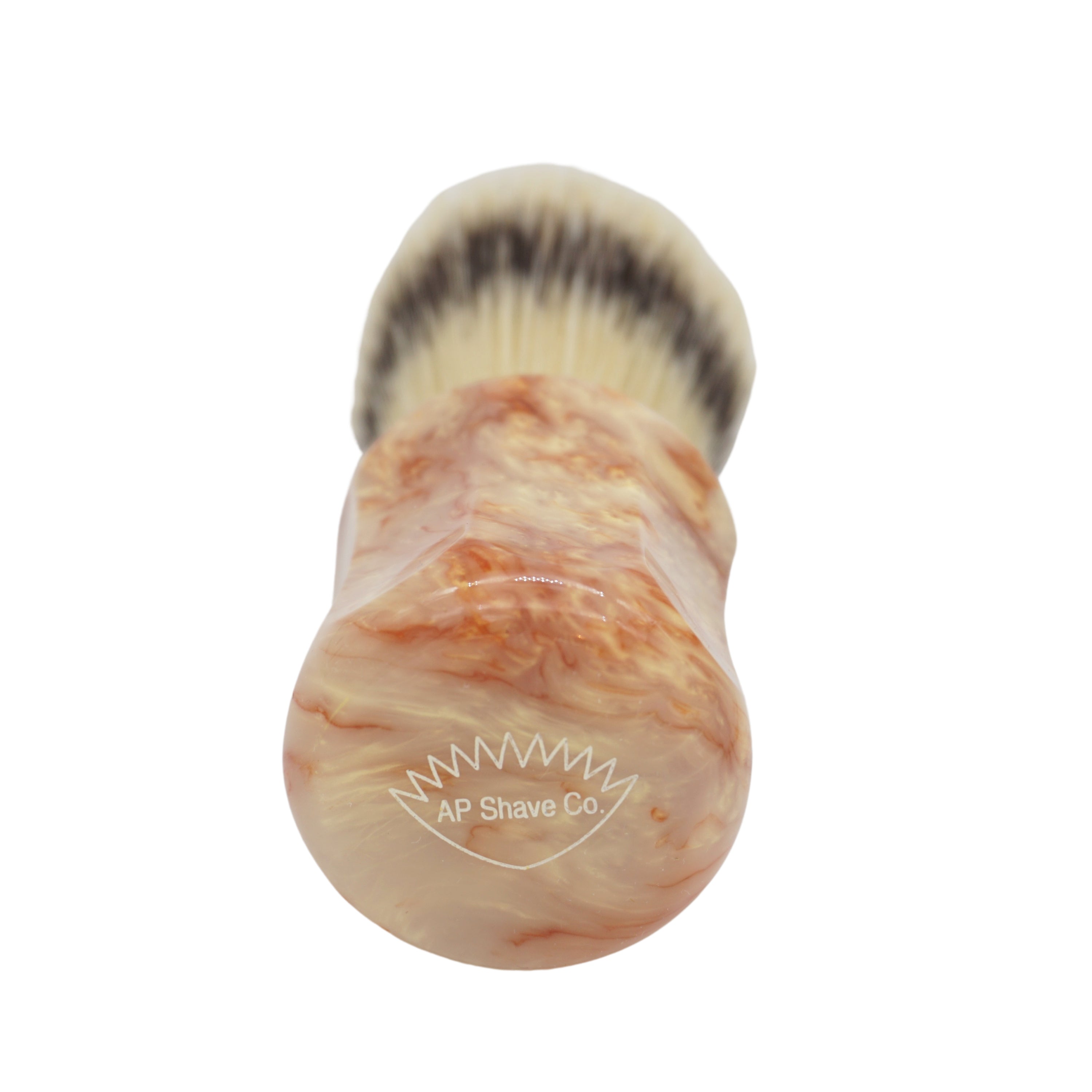 Premium 24mm Semogue Striped Boar Shaving Brush with Crushed Mud Resin Handle #173 by AP Shave Co. - Factory Second - Perfect for Wet Shaving & Grooming Rituals