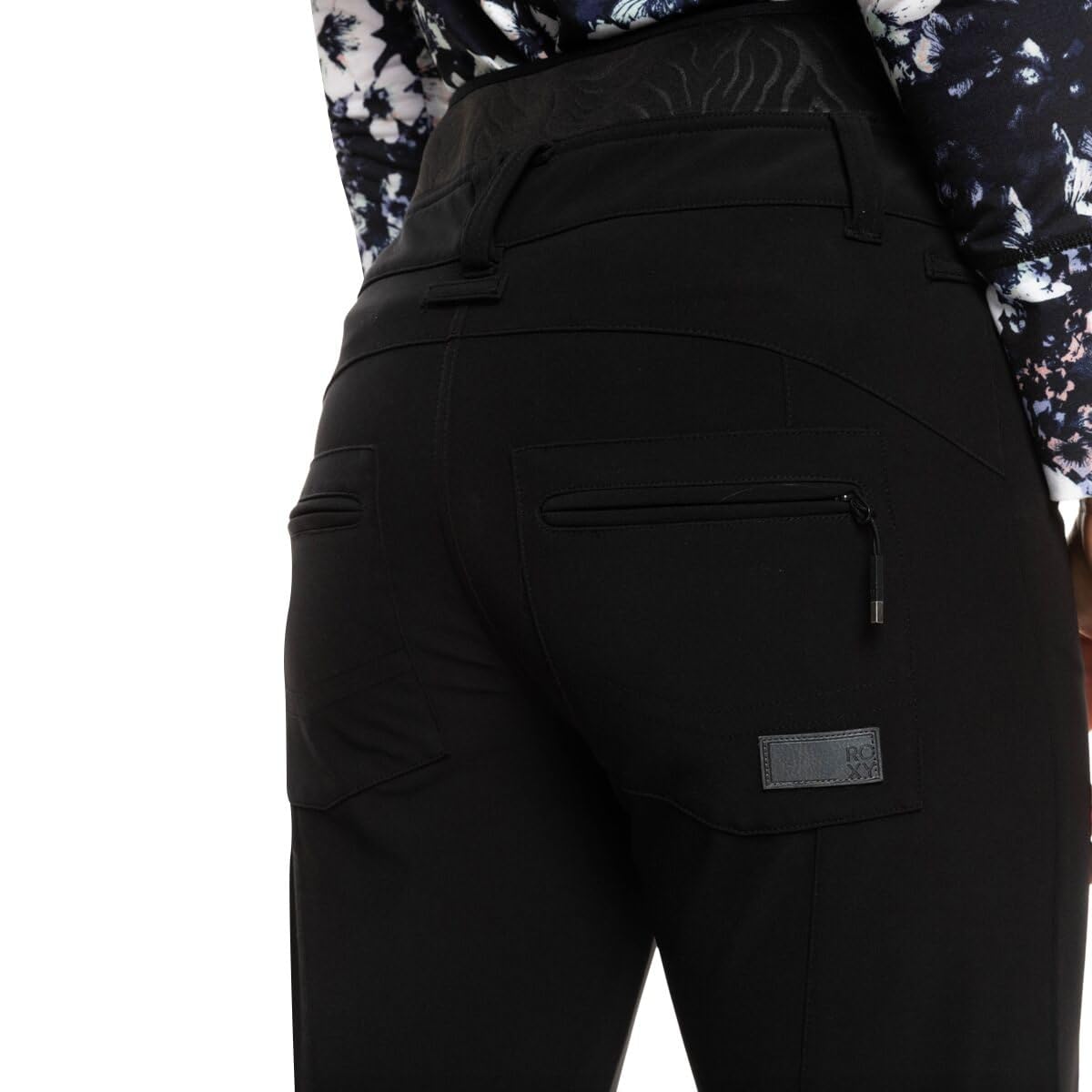 Roxy Rising High Pants for Women - XXL Black | High Waisted Yoga Pants for Running, Workout & Lounge Wear 2023