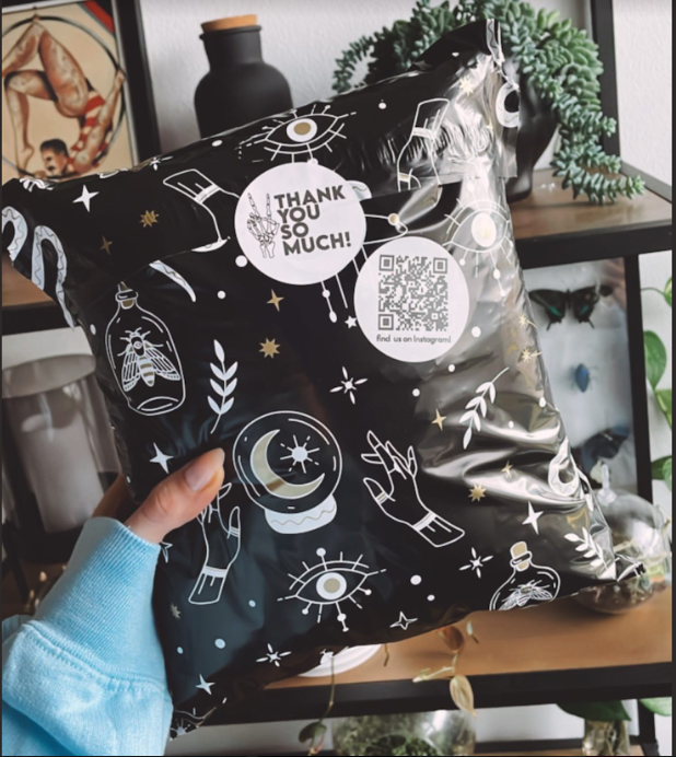 Celestial Magic Polymailers 10x13 Inch - Waterproof Mailing Envelopes for Ecommerce Shipping, Gift Bags, Document Protection & Small Business Packaging (10 Pack)