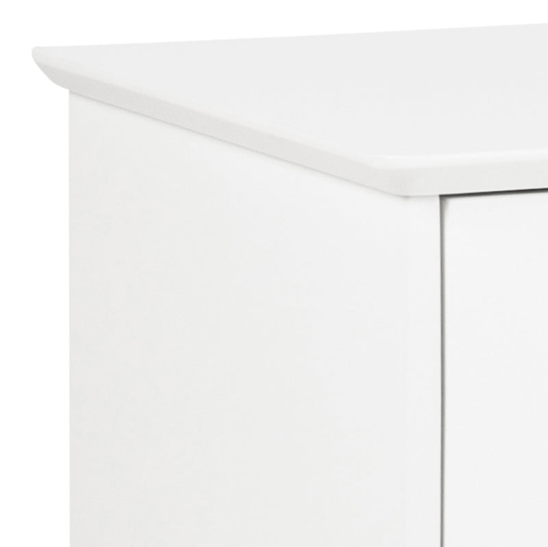 Modern SABINE Sideboard Buffet Cabinet 180cm - White & Black Finish for Dining Room Storage & Living Room Organization