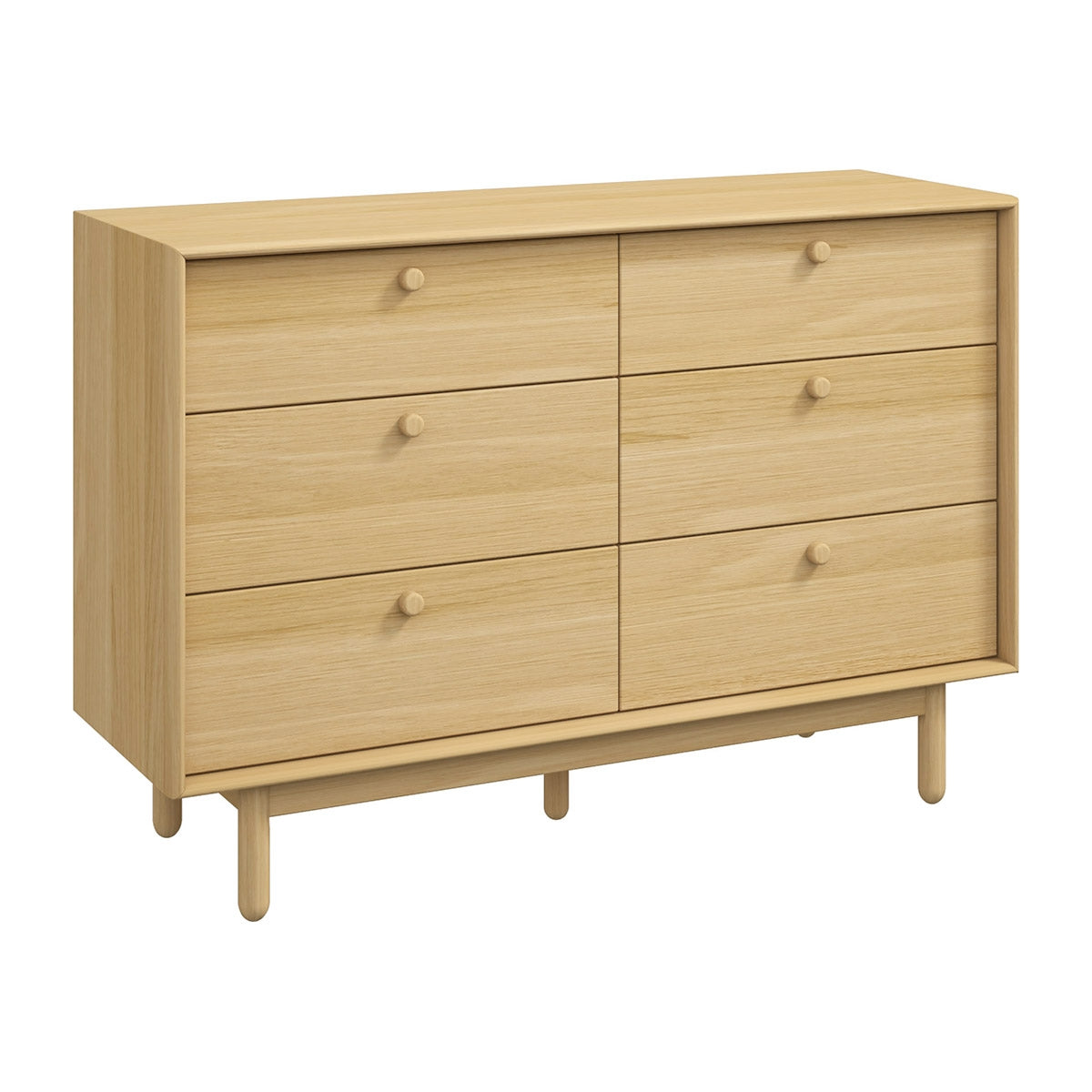 Koto 6-Drawer Chest - Modern Wooden Dresser for Bedroom & Living Room Storage | Perfect for Organizing Clothes, Linens, and Home Essentials