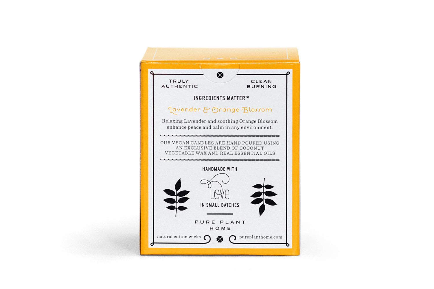 6oz Aromatherapy Candles Gift Set - Coconut Wax with Real Lavender & Orange Blossom Essential Oils | Relaxing Scented Candles for Home, Spa, Yoga & Meditation