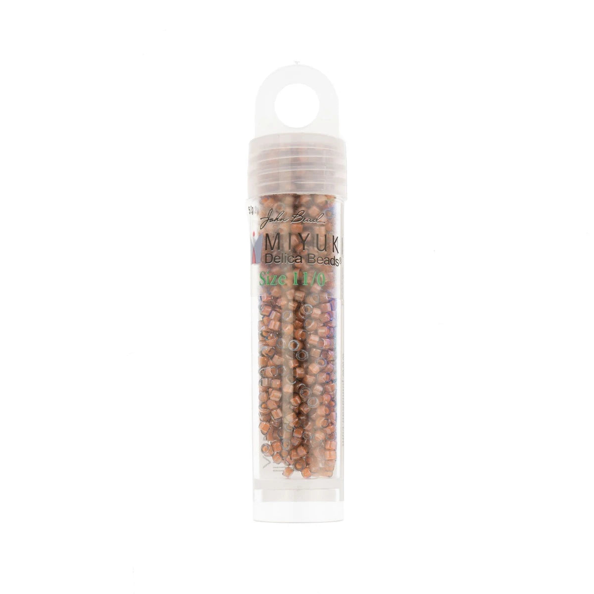 11/0 Delica Bead #2044 Guava Luminous 5.2g - Perfect for Jewelry Making, DIY Crafts, and Beading Projects