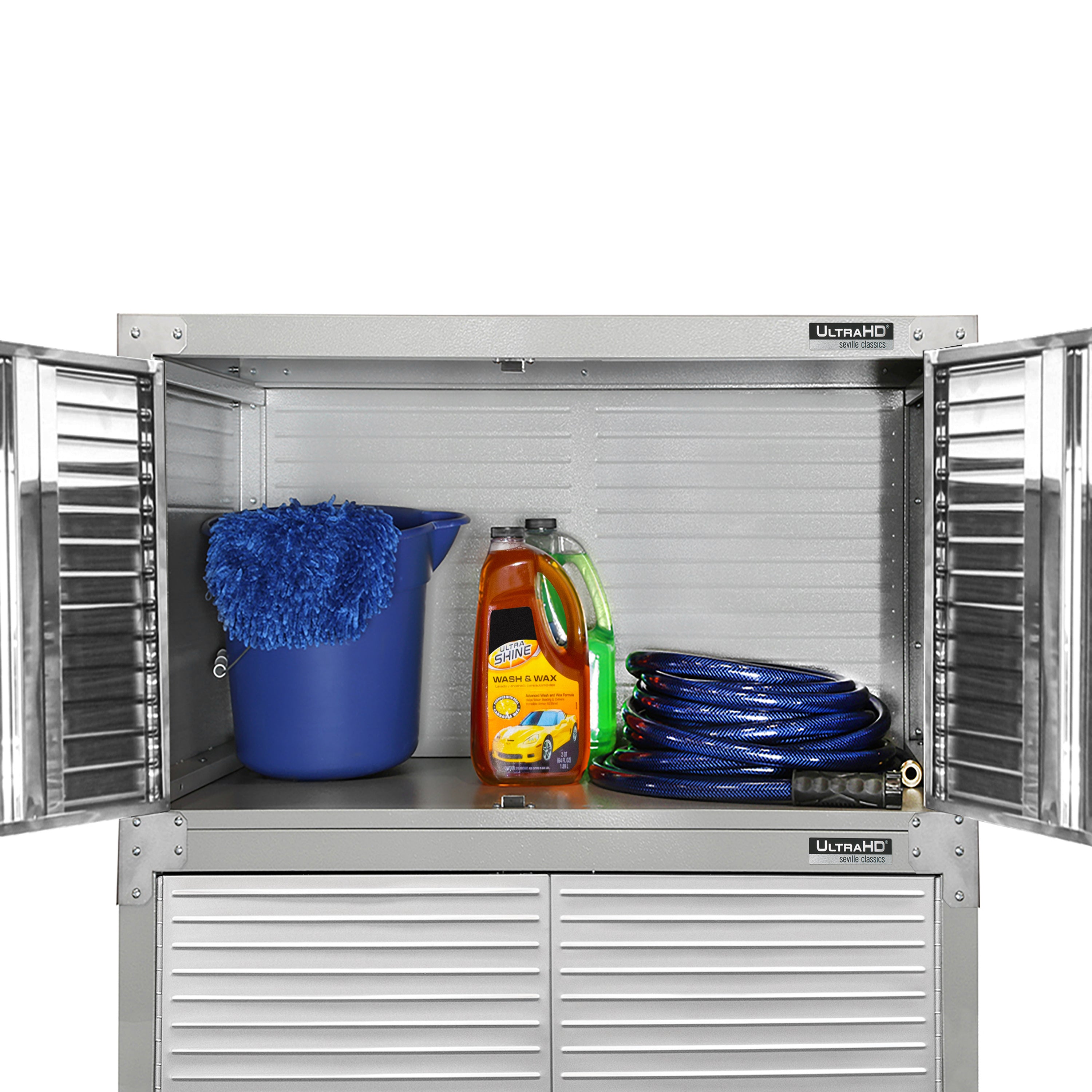 UltraHD® 2-Piece Storage Cabinet Set - Modern Organizer for Bedroom, Living Room & Office - Space Saving Furniture for Home Organization