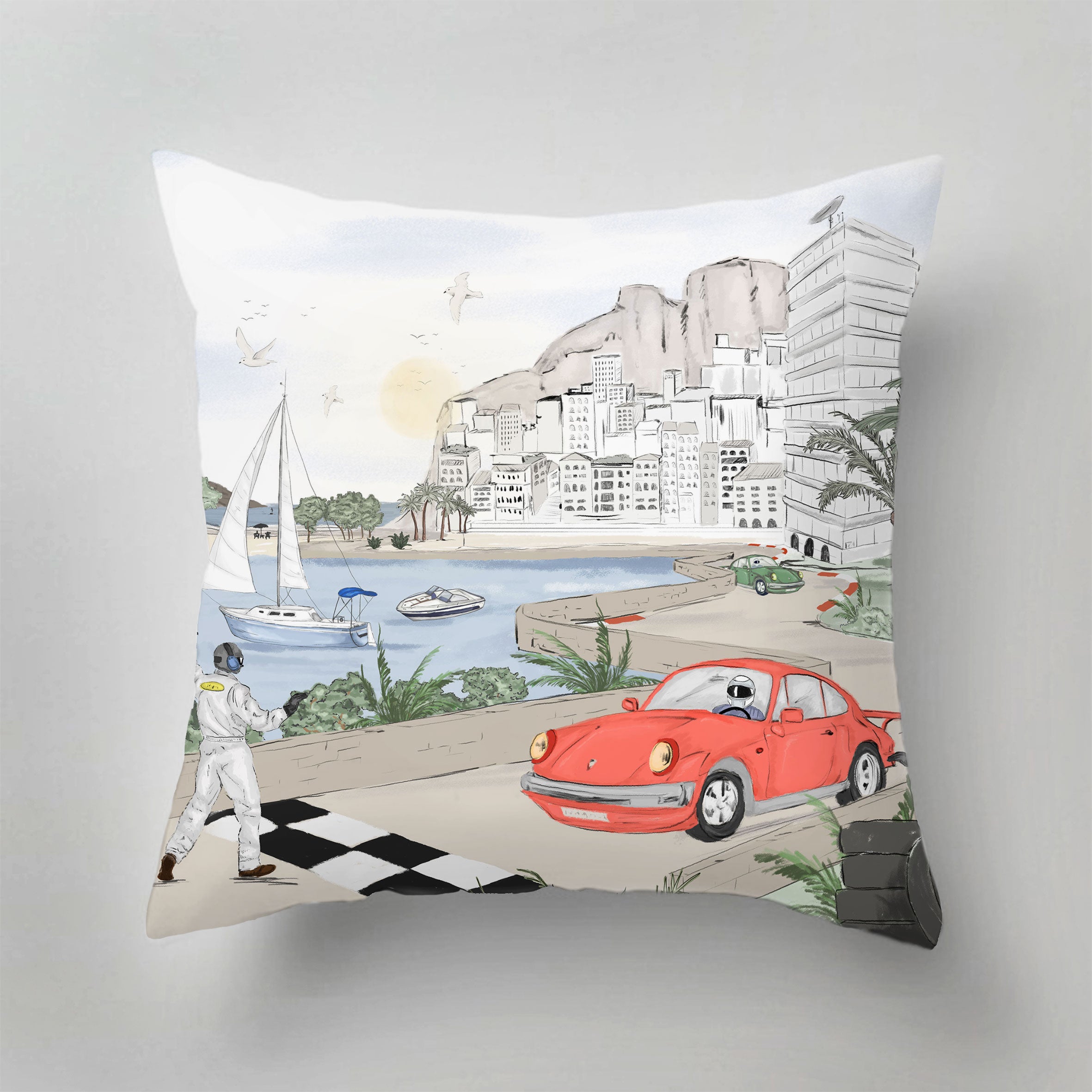 Luxury Monaco Indoor Pillow - Soft & Comfortable Decorative Throw Cushion for Sofa, Bed, and Lounge - Perfect for Home Decor and Relaxation