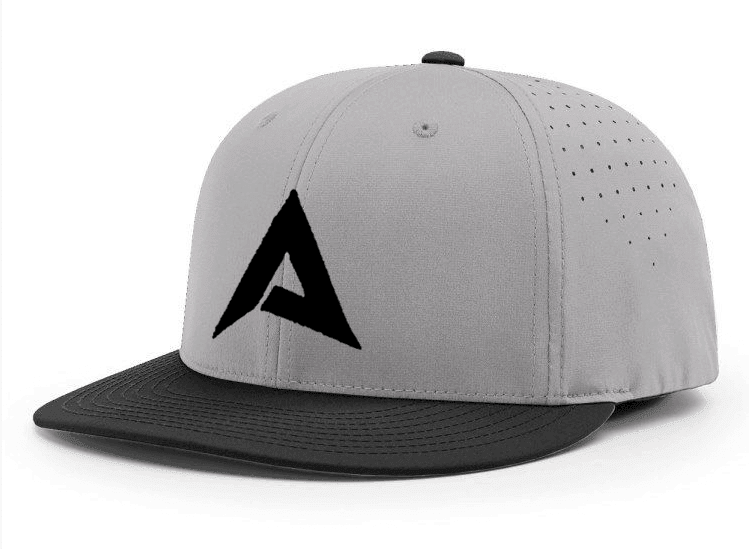 Anarchy CA i8503 Performance Hat - New Logo Design in Grey/Black/Black - Lightweight & Breathable for Running, Hiking & Outdoor Activities