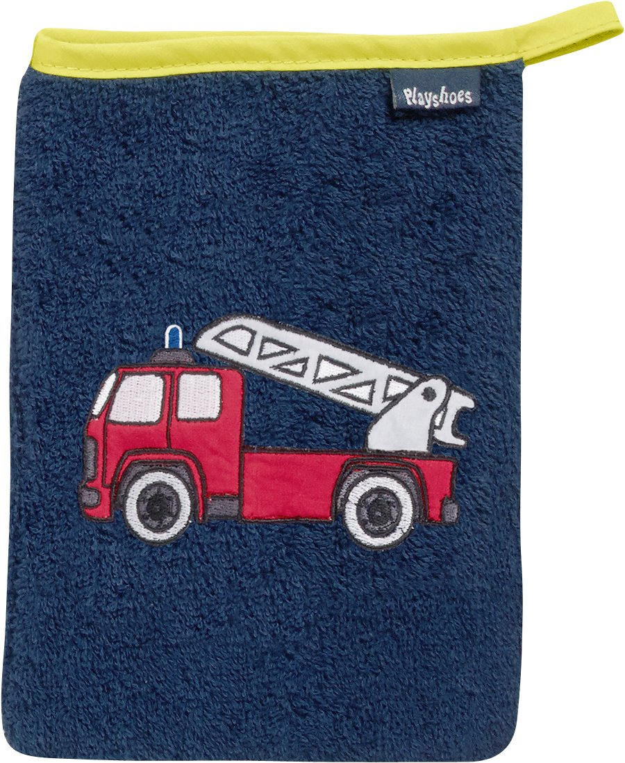 Unisex Kids Towel Wash Mitt with Digger Design - Soft & Absorbent for Bath Time, Hand Washing, and Sensitive Skin Care
