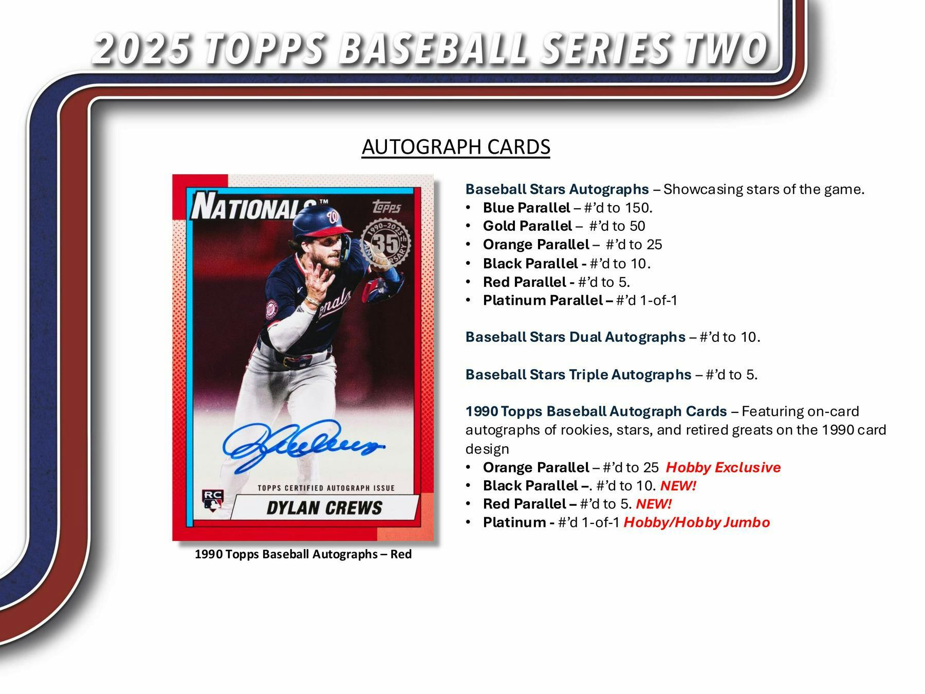 2025 Topps Series 2 Baseball Hobby Box - 24 Packs, 288 Cards - MLB Trading Cards Collection for Collectors & Fans - Perfect for Gifts, Investments & Fantasy Baseball