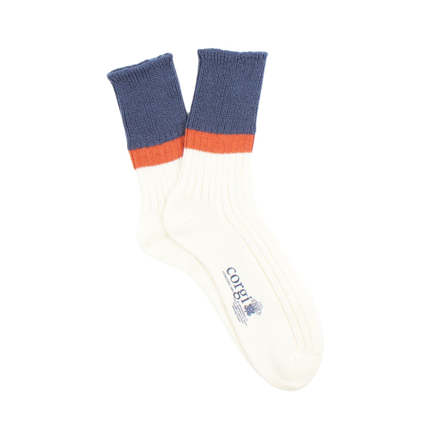 WHITE/NAVY