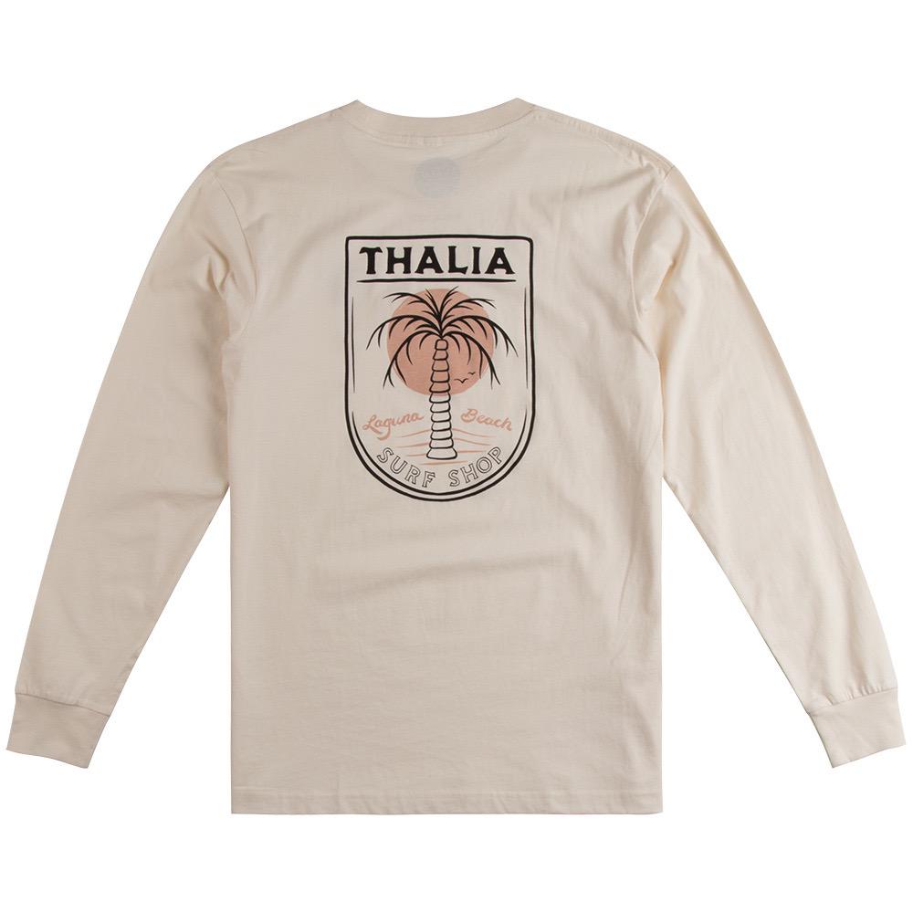 Thalia Surf Palm Badge Long Sleeve Men's T-Shirt - Comfortable Surfing & Casual Wear for Men