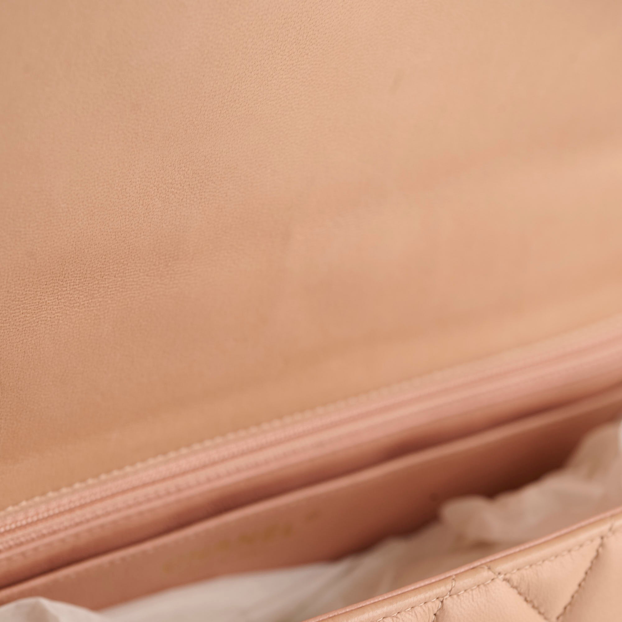 Chanel Maxi Flap Bag in Beige/Nude - Luxury Leather Shoulder Bag for Women | Perfect for Work, Date Night & Special Occasions