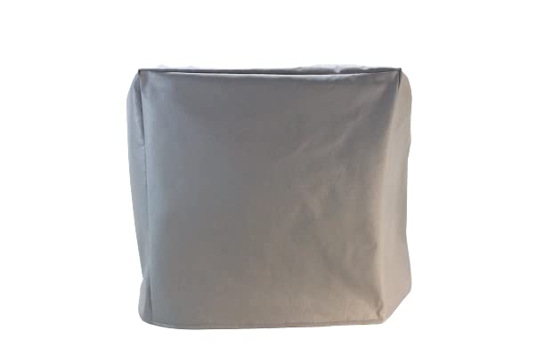 Durable Black Vinyl Cover for Small Outdoor Appliances - Weatherproof Protection for Grills, AC Units & More