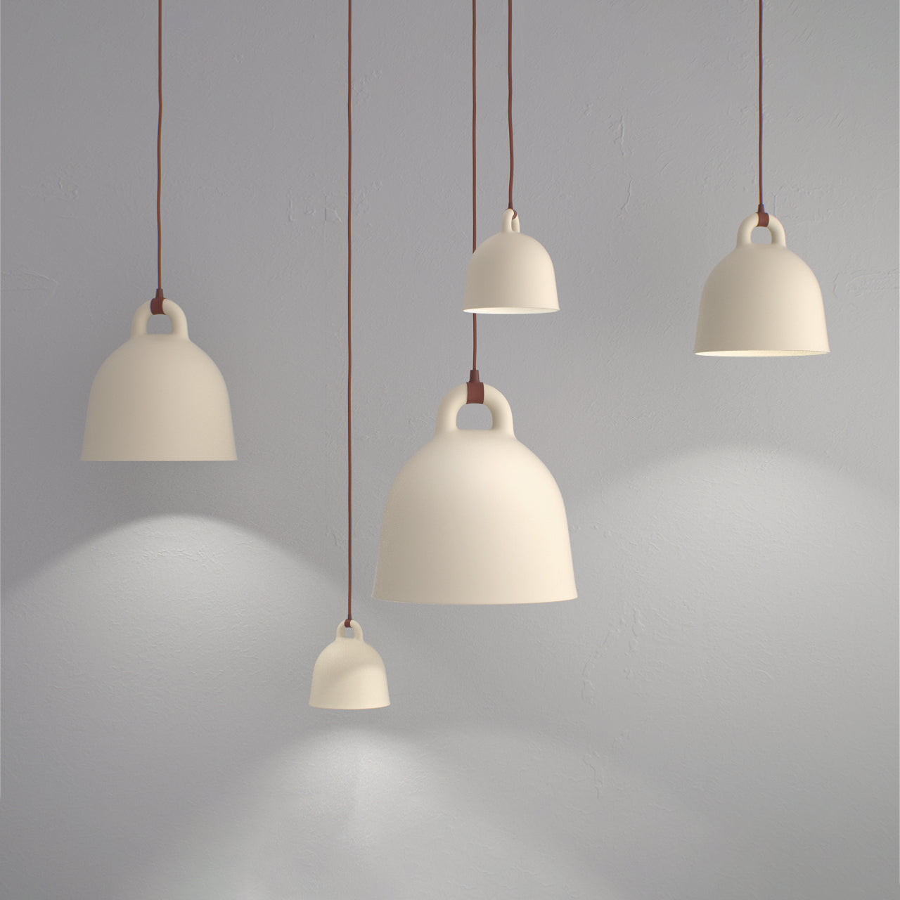 Vintage Bell Pendant Light Fixture - Industrial Style Hanging Ceiling Lamp for Kitchen Island, Dining Room & Bedroom Lighting