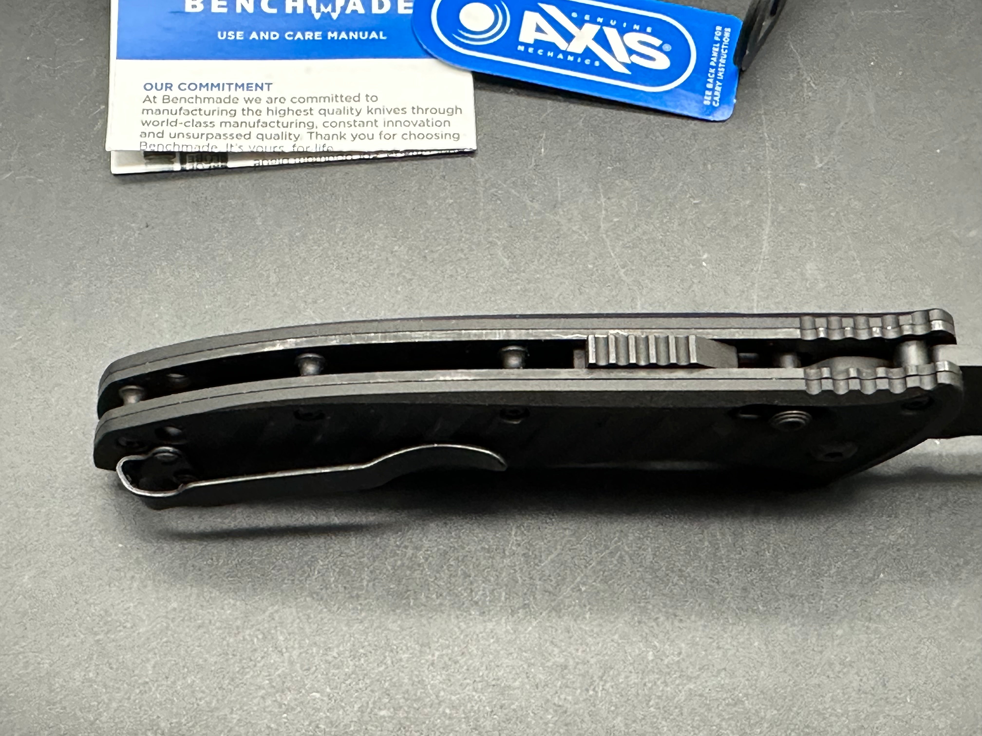 Benchmade 5700SBK Auto Presidio II Automatic Knife - 3.7