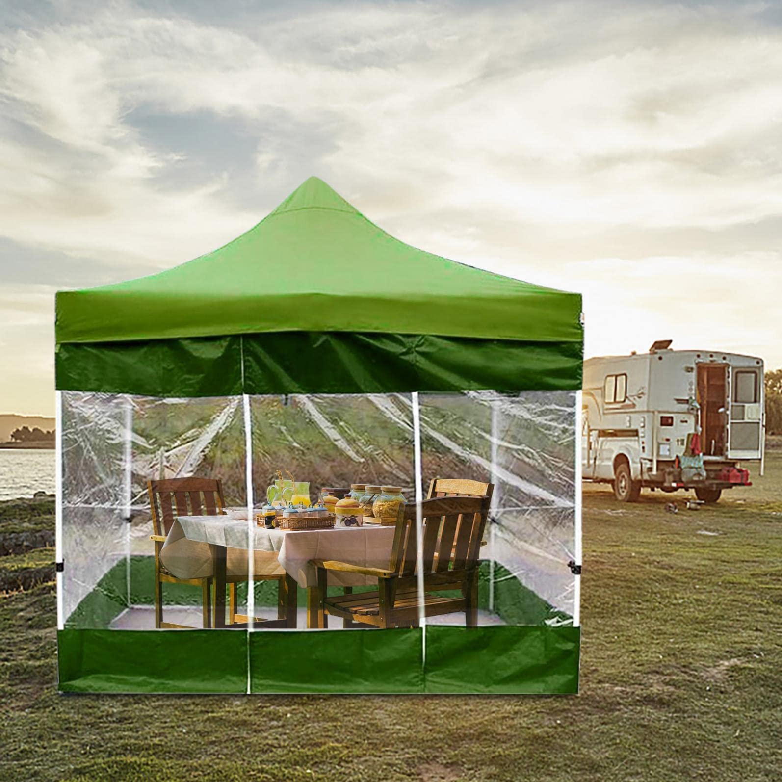 2022 Waterproof 210D Outdoor Tent Fabric - 3x2 Meters Sunproof Rainproof Shade Cloth for Camping, Hiking, Patio, Garden & Backyard Use | Perfect for Picnics, Beach Trips and Outdoor Adventures