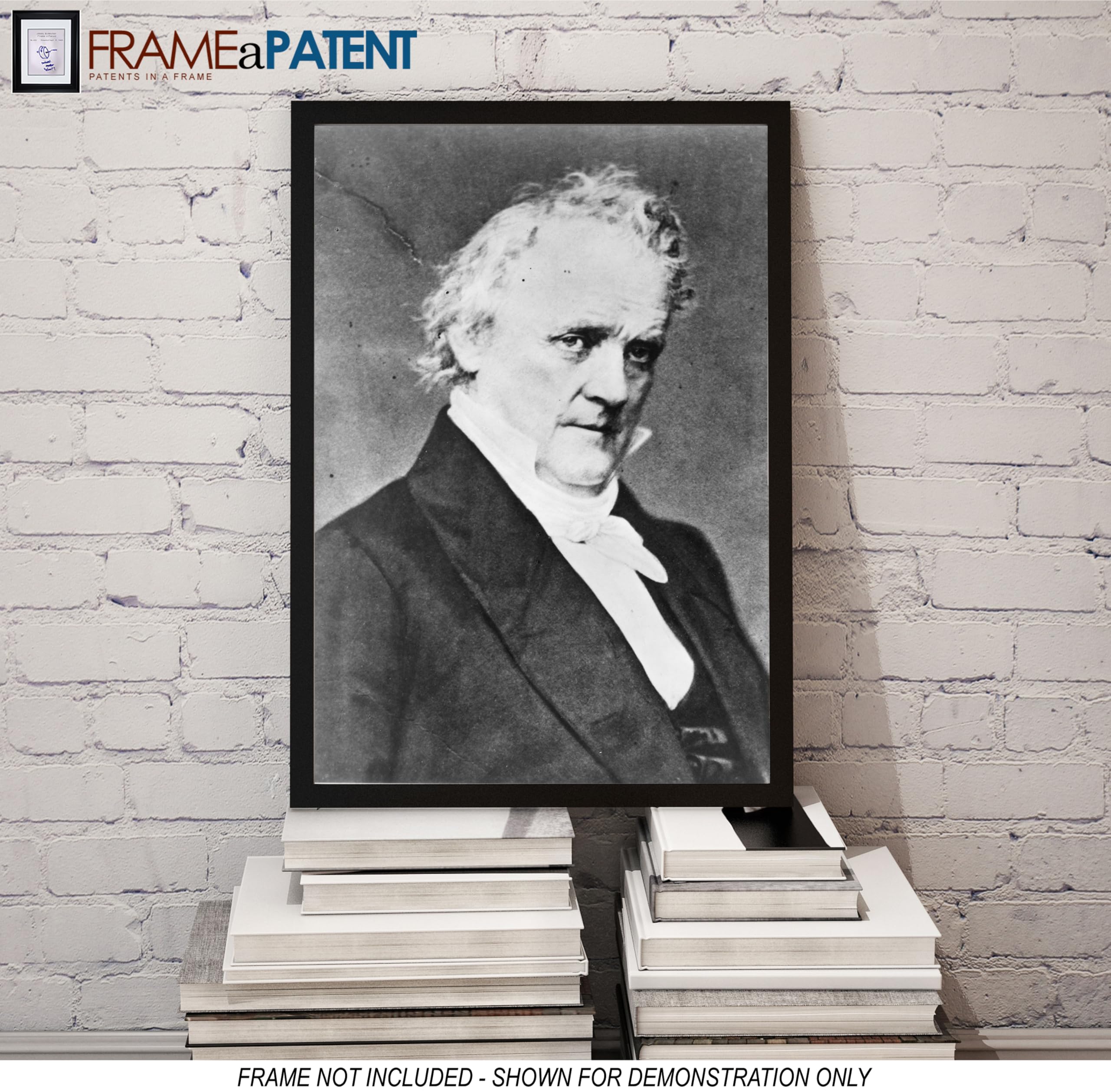 James Buchanan Historical Portrait - 8x10 Inch Glossy Photo Print of 1850 US President - Perfect for Home Decor, Office Display & History Enthusiasts