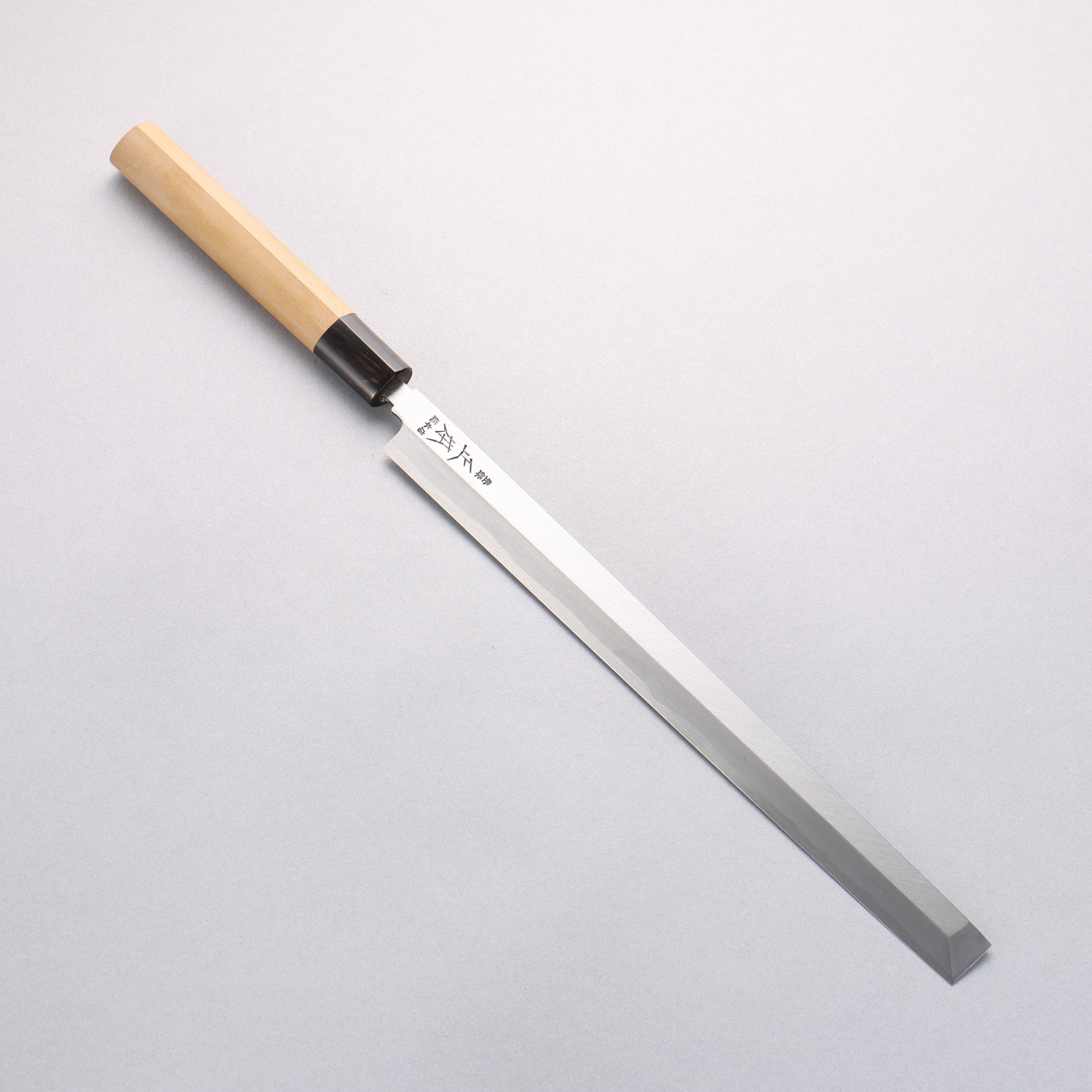 Masamoto Hongasumi White Steel No.2 Takohiki Sushi Knife - 270mm Magnolia Wood Handle - Professional Japanese Sushi Chef Knife for Sashimi, Sushi Preparation & Fine Slicing