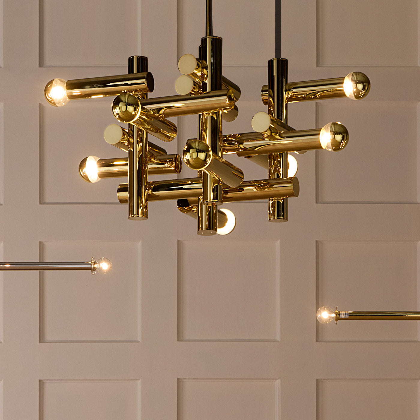 Milano Kinetic Chandelier - Modern Crystal Ceiling Light Fixture with Moving Elements for Dining Room, Living Room & Bedroom Decor