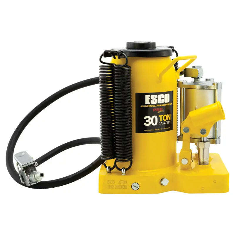 ESCO 10383 Pro Series 30 Ton Air Hydraulic Bottle Jack - Heavy Duty Lifting for Trucks, SUVs & Equipment - Ideal for Auto Repair, Construction & Industrial Use