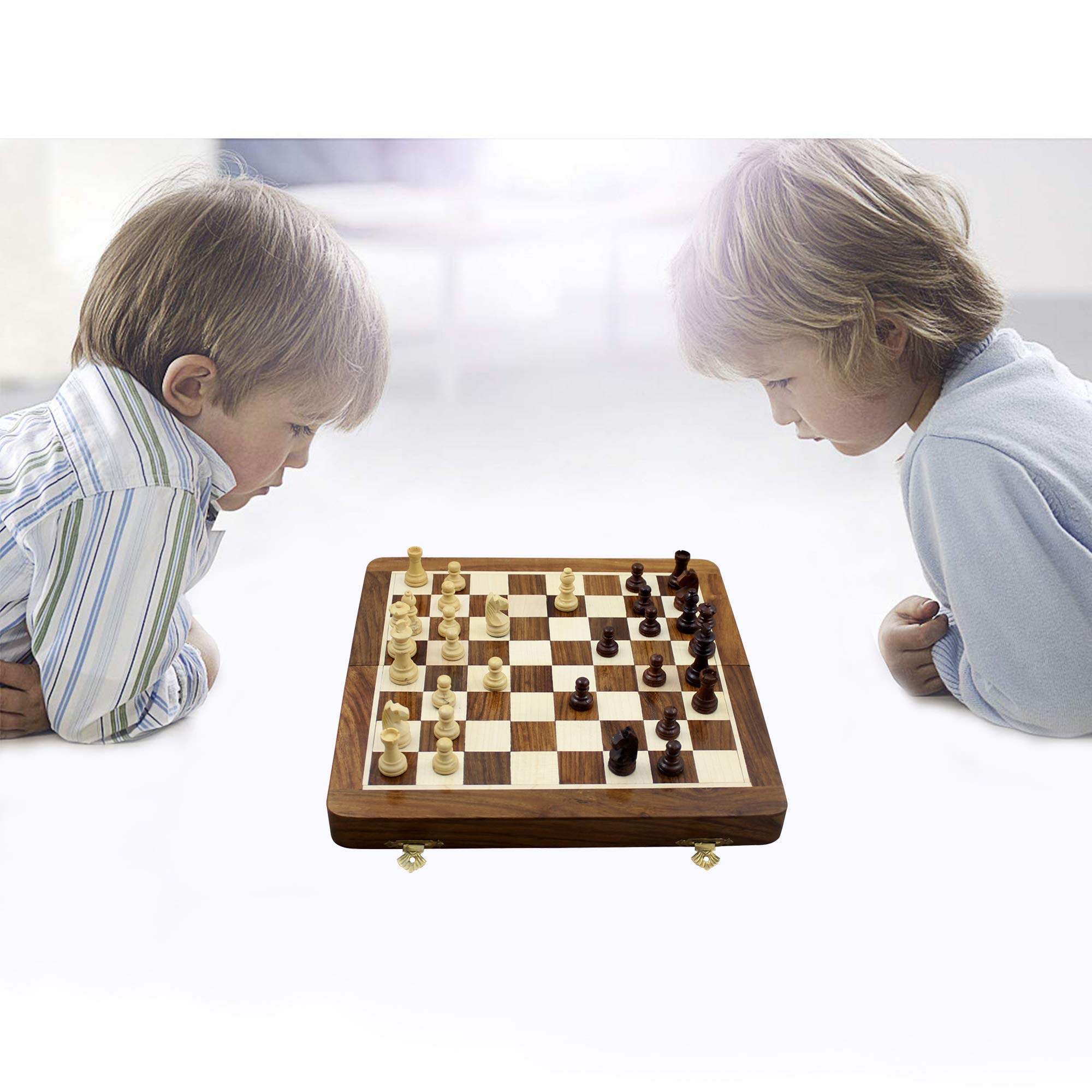 Professional Magnetic Folding Chess Set - 10 Inch Tournament Board Game for Adults & Kids | Perfect Christmas Gift, Travel & Family Game Night