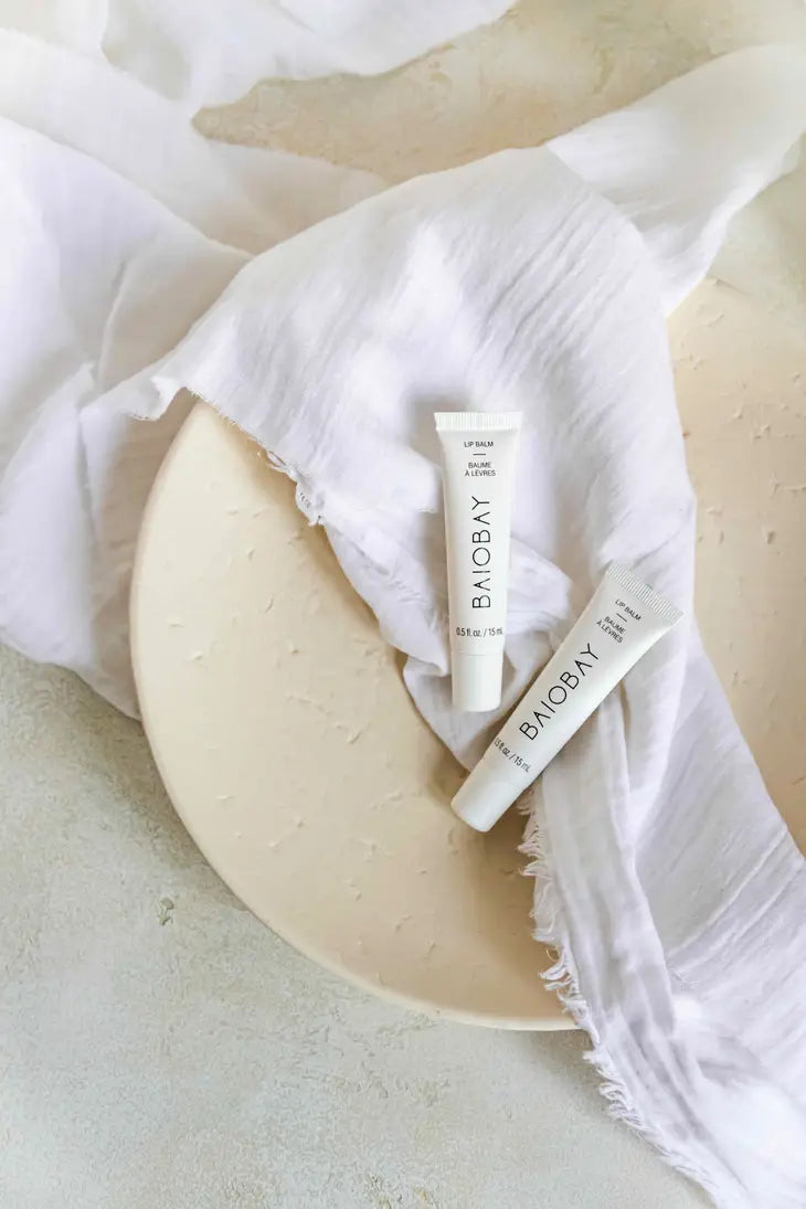 Organic Vegan Lip Balm for Dry Lips - Hydrating & Nourishing with Shea Butter & Coconut Oil - Perfect for Winter Care, Daily Moisturizing & On-the-Go Lip Protection