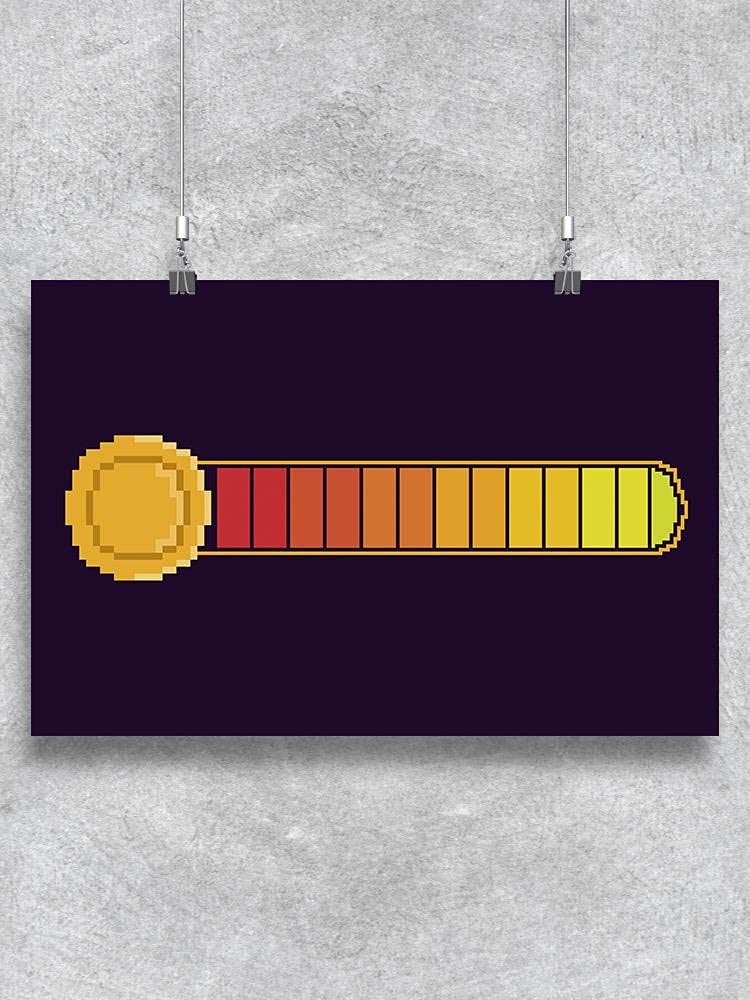 Retro Video Game Coin Bar Poster - Classic Arcade Gaming Wall Art for Man Cave & Game Room Decor