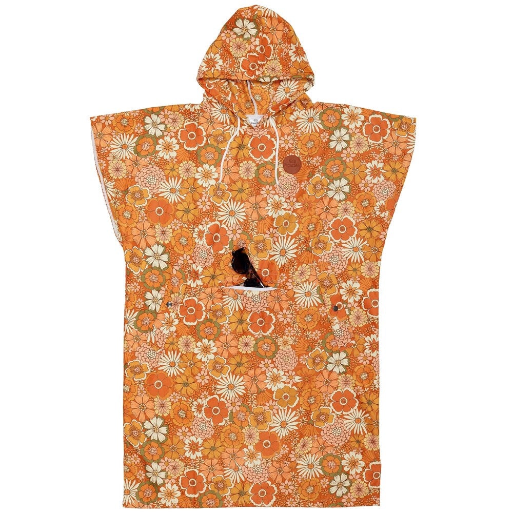 Golden Hour Quick-Dry Changing Poncho for Beach, Pool & Surf - Waterproof & Lightweight Cover-Up for Women & Men - Perfect for Swimming, Surfing & Outdoor Activities
