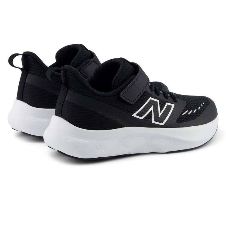 New Balance Kids' Fresh Foam 625 Black/White Running Shoes - Lightweight & Comfortable for School, Play & Sports Activities