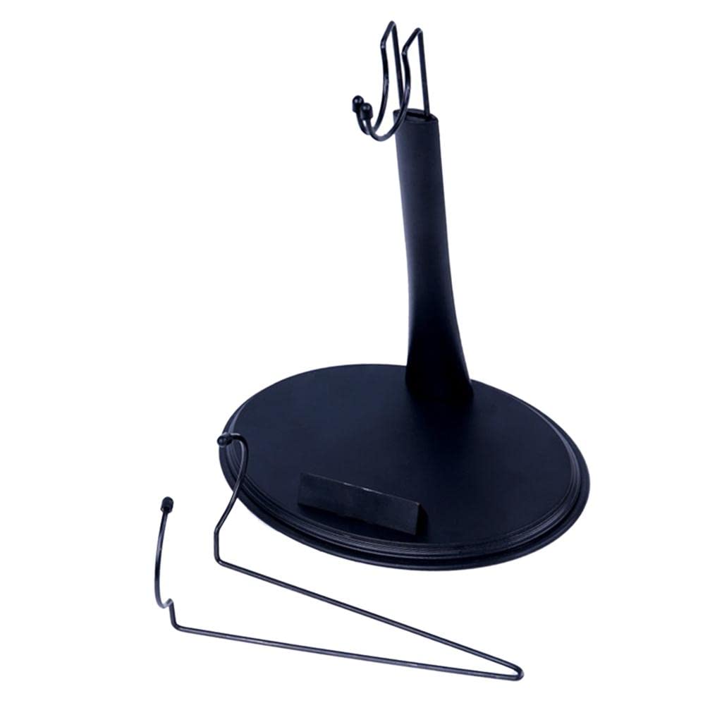 13 PCS 12 Inch Plastic Doll Stands - 1/6 Scale U & Ring Shape Action Figure Display Base for Collectible Figures (Black) - Perfect for Toy Photography, Figure Storage & Collection Showcase