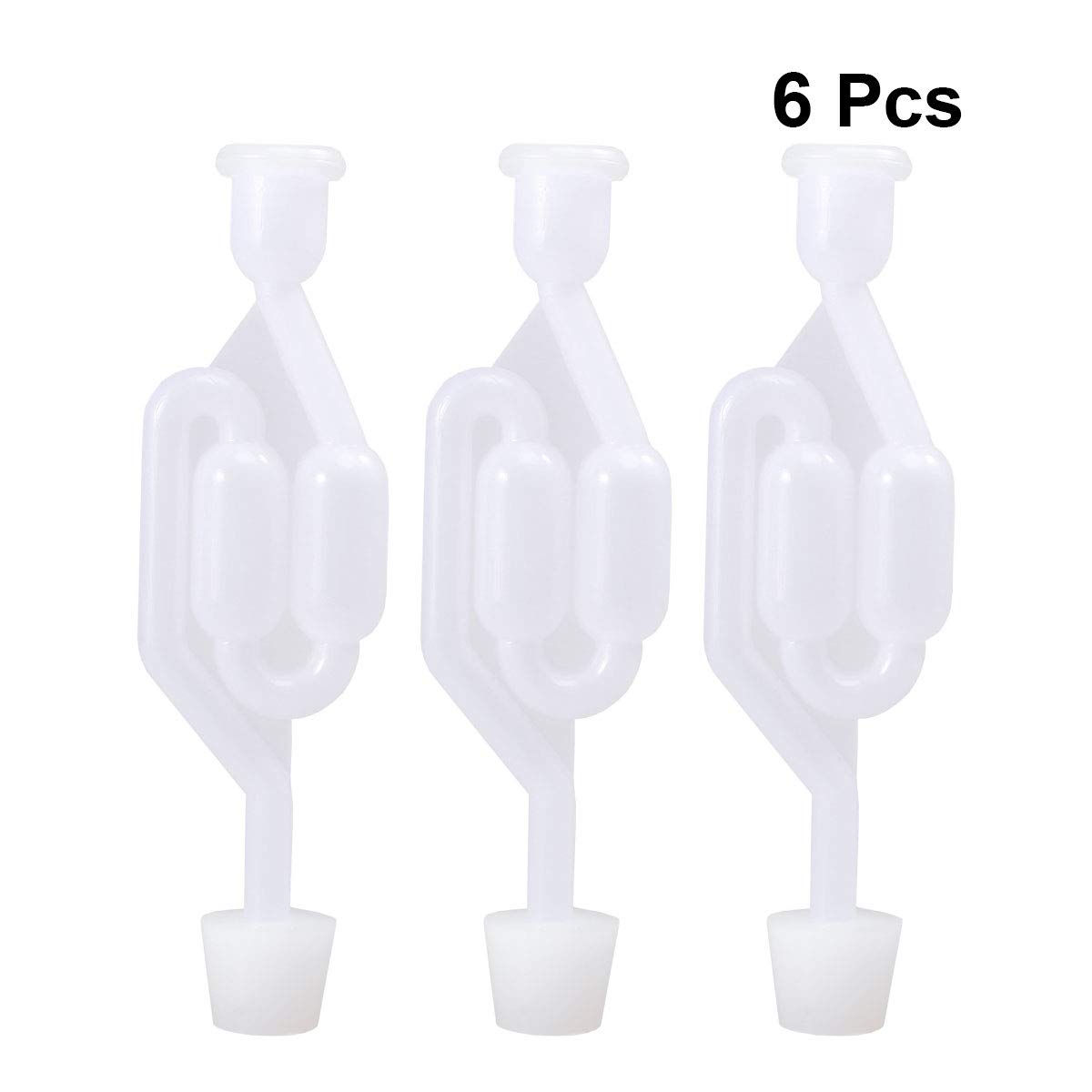 DOITOOL 6-Pack Silicone Wine Bottle Stoppers - Reusable Air-Tight Wine Preserver Stoppers for Red, White & Sparkling Wine - Perfect for Parties, Bars & Home Use