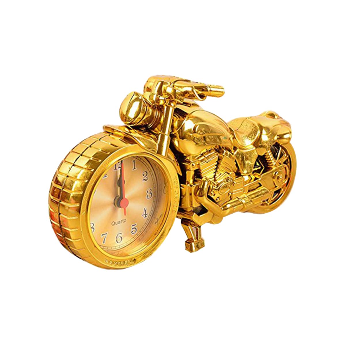 Vintage Motorcycle Alarm Clock - Retro Table Clock for Kids & Home Decor