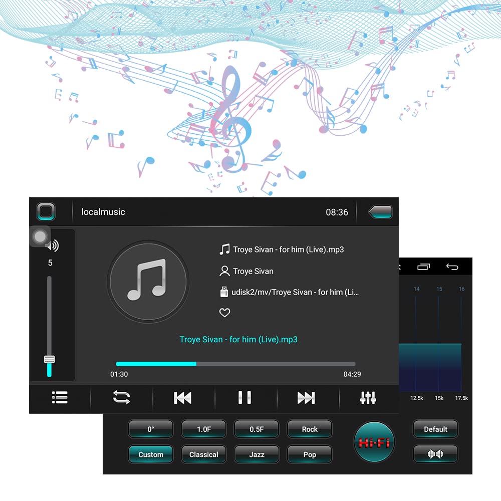 2+64GB Hikity Android 13 Double Din 9