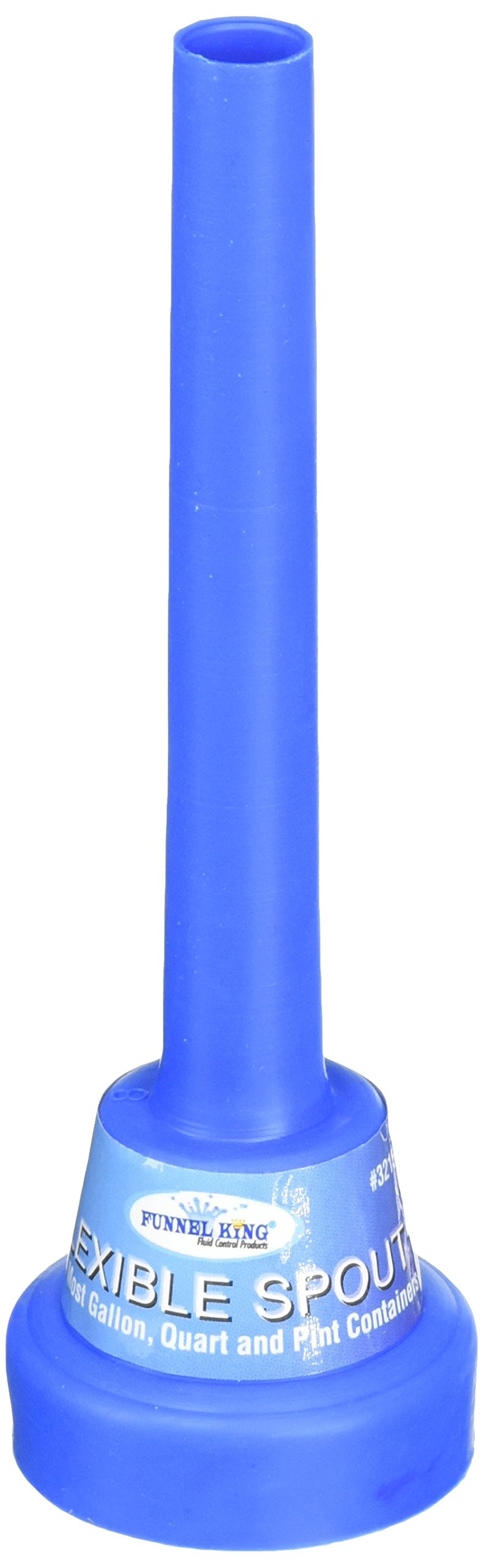 WirthCo 32197 Funnel King Flexible Spout Funnel with Cap - Durable Leak-Proof Spout for Easy Liquid Transfer - Perfect for Automotive, Home, and DIY Projects