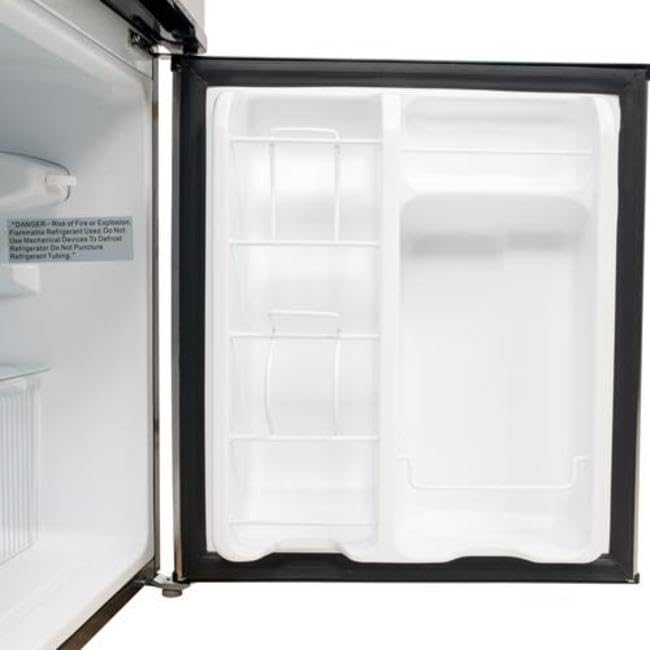 EdgeStar CRF321SS 3.1 Cu. Ft. Energy Star Compact Refrigerator with Freezer - Perfect for Dorms, Apartments, Offices & Small Spaces