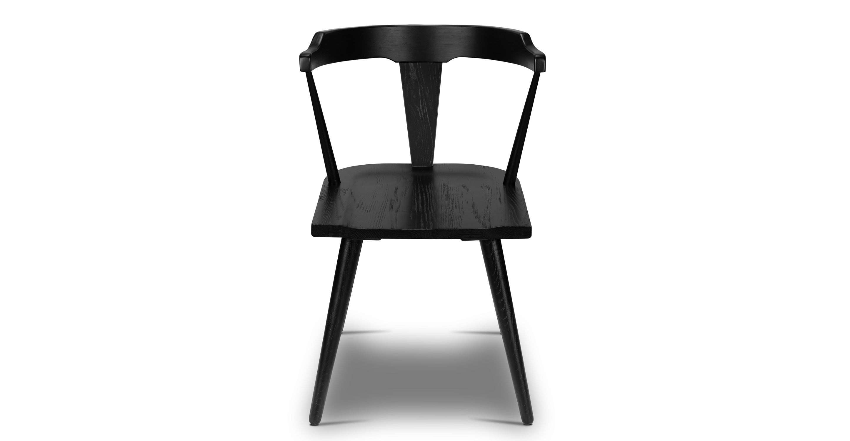 Enzo Dining Chair - Modern Wooden Dining Room Chair with Upholstered Seat - Perfect for Kitchen, Dining Room, and Home Office