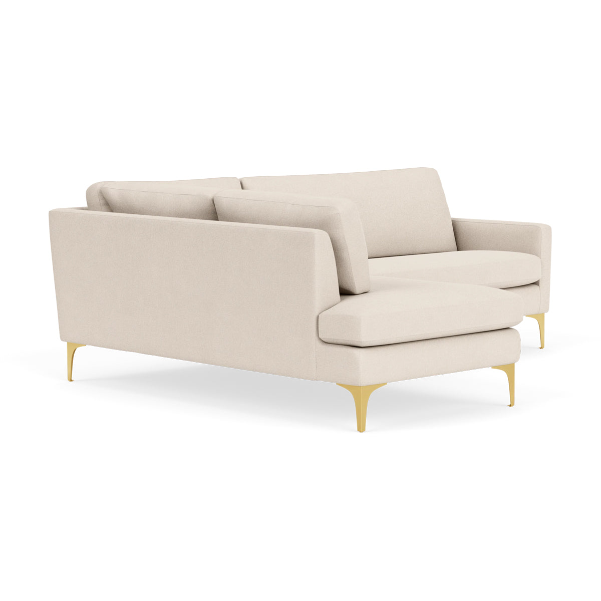 Astha Fabric Left Corner Sofa - Modern L-Shaped Sectional Couch for Living Room, Lounge & Small Spaces | Comfortable Home Furniture for Relaxing & Entertaining