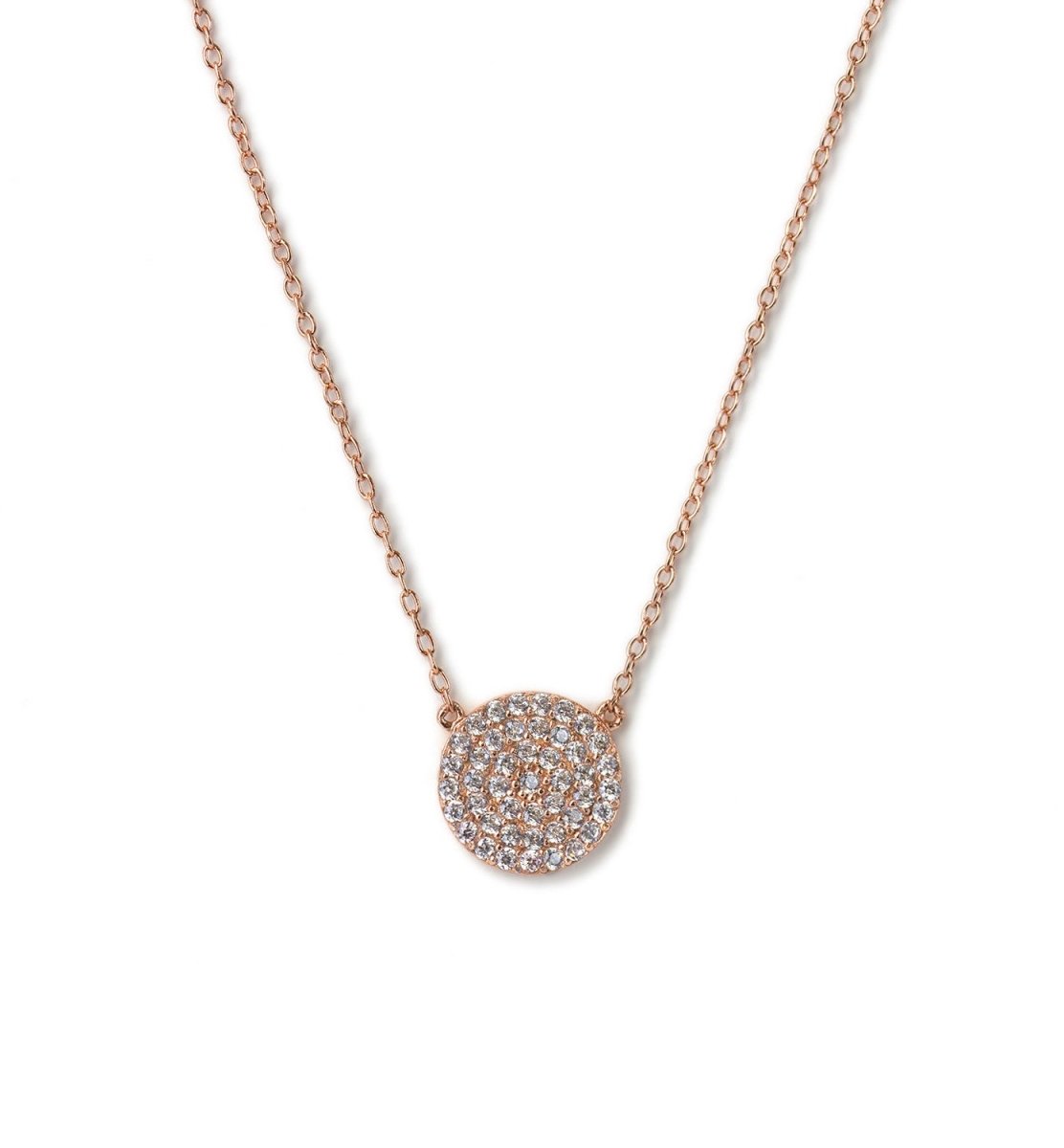 Dainty Crystal Disc Necklace - Elegant Layering Jewelry for Women, Perfect for Everyday Wear, Date Nights & Special Occasions