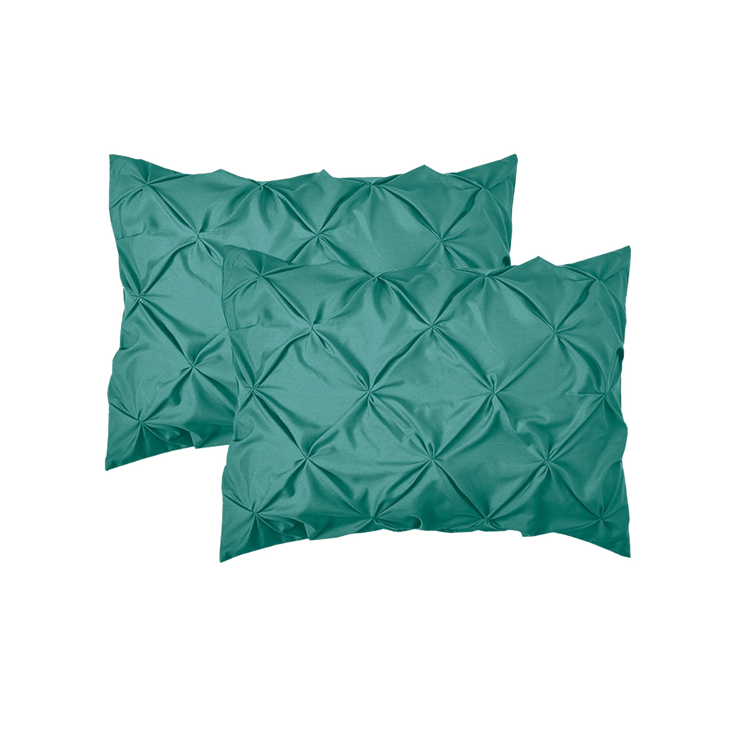 Luxury 6-Piece Comforter Set - Ultra Soft Bed in a Bag with Silky Sheets & Double-Sided Storage Pockets - Twin/Twin XL Size - Turquoise Blue - Perfect for Guest Rooms, Dorms & Cozy Bedrooms