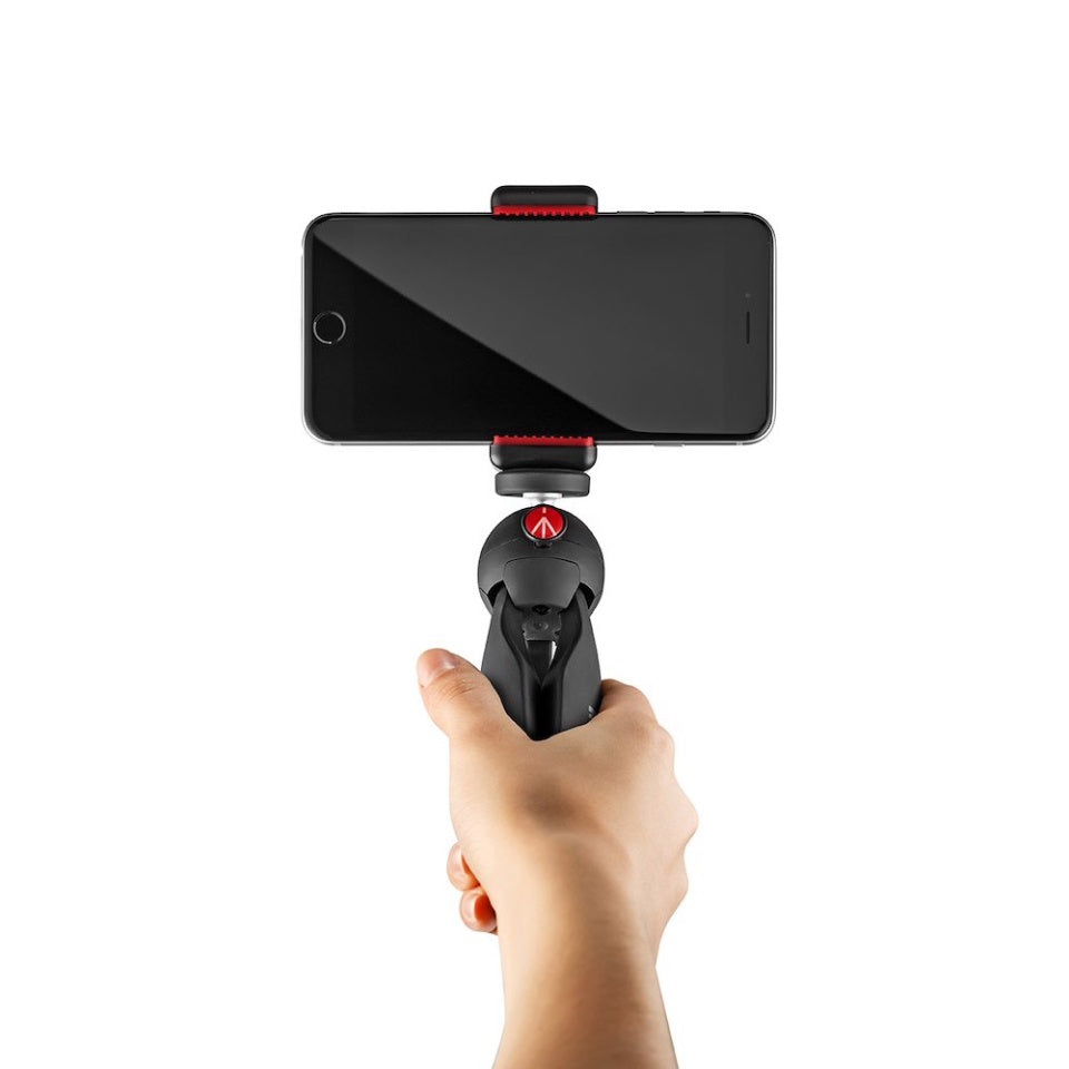 Manfrotto Pixi Mini Tripod with Universal Phone Clamp - Compact Portable Tripod Stand for iPhone, Samsung & Smartphones - Perfect for Vlogging, Travel & Outdoor Photography