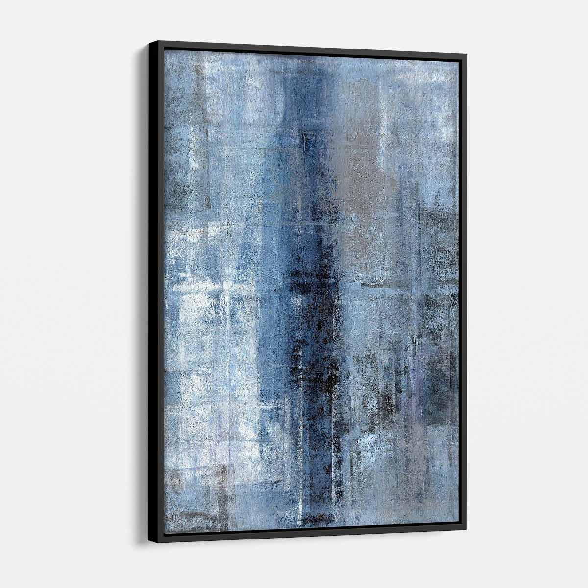 Blue Abstract Wall Art Canvas Painting - Modern Home Decor for Living Room, Bedroom & Office - Premium Quality 7007