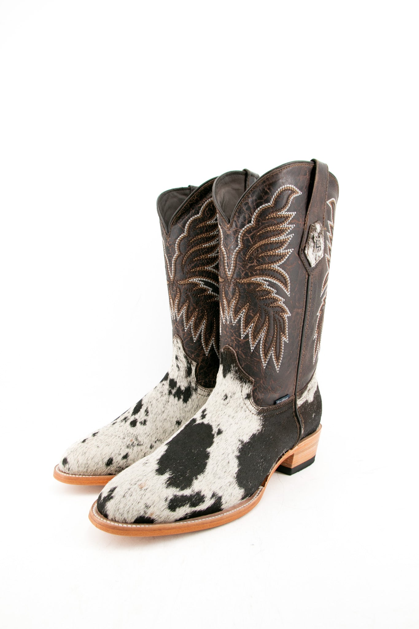 Men's Genuine Cowhide Round Toe Cowboy Boots - Size 11 (Box BM46) - Perfect for Western Rides, Country Music Festivals & Casual Outfits