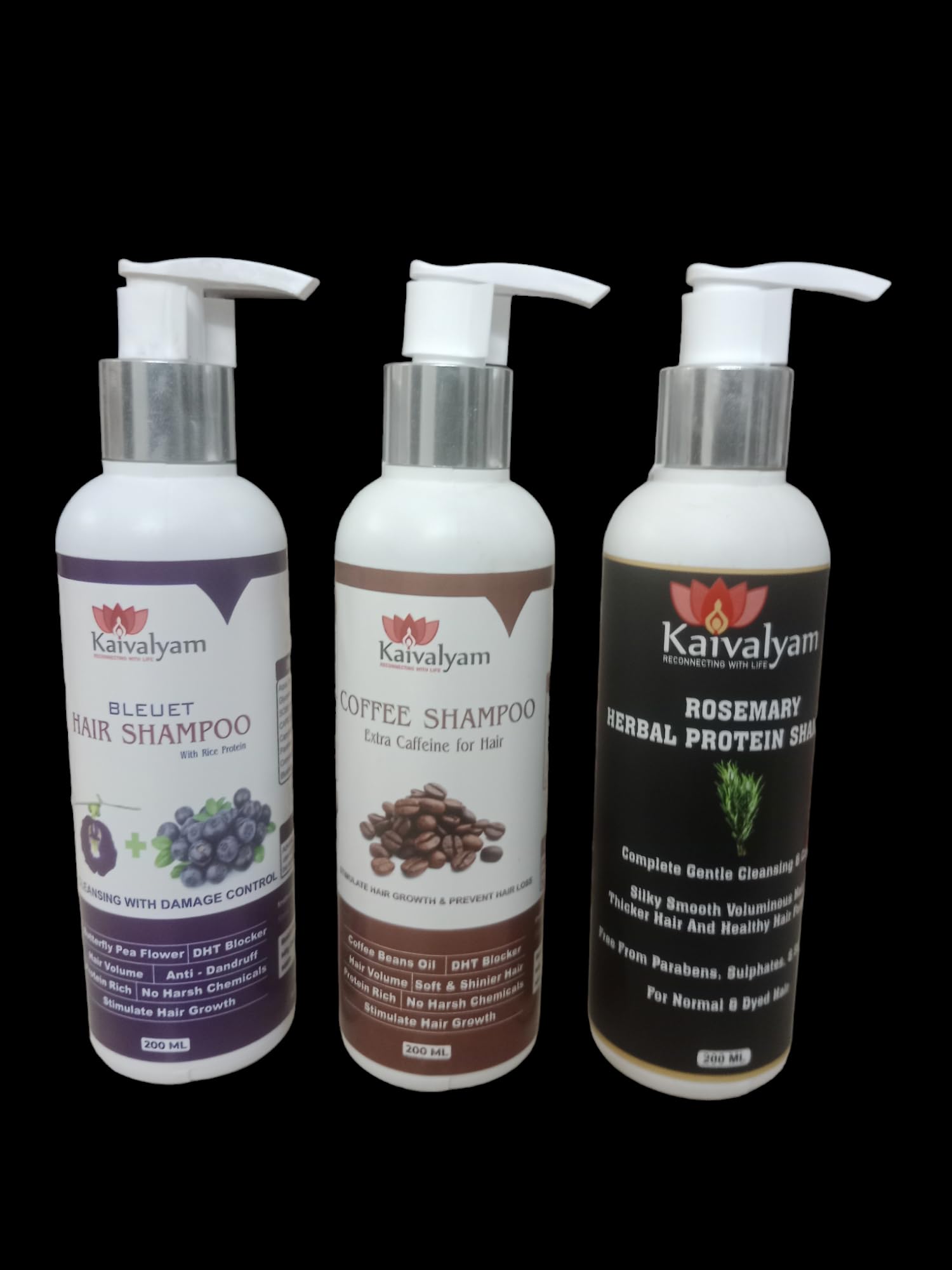 Kaivalyam Coffee Shampoo for Hair Growth - 200ml | Scalp Health & Shine Enhancing Formula | Volumizing & Exfoliating | Perfect for Thinning Hair & Daily Hair Care