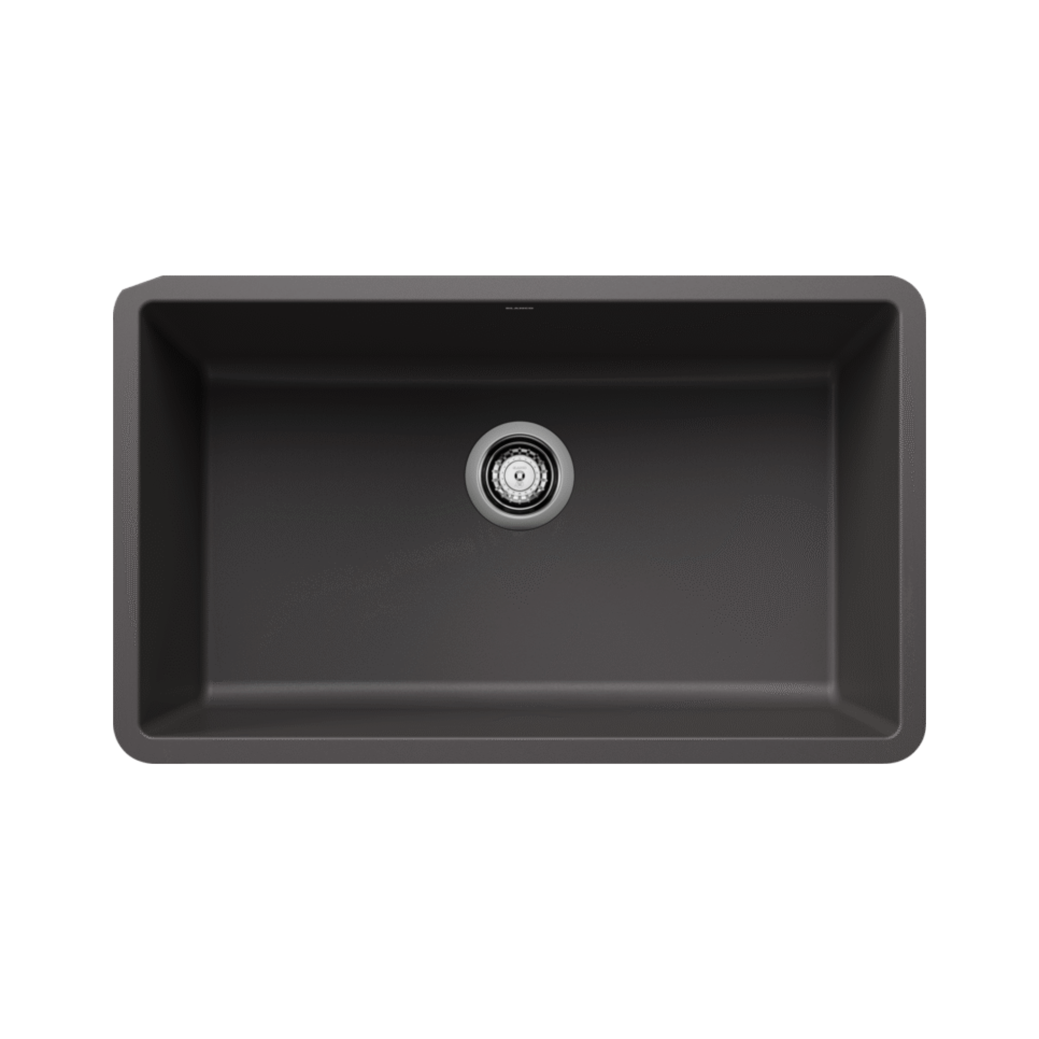 Blanco PRECIS 30 Undermount Single Bowl SILGRANIT Kitchen Sink - Durable Granite Composite Sink for Modern Kitchens | Perfect for Food Prep, Dishwashing & Busy Households