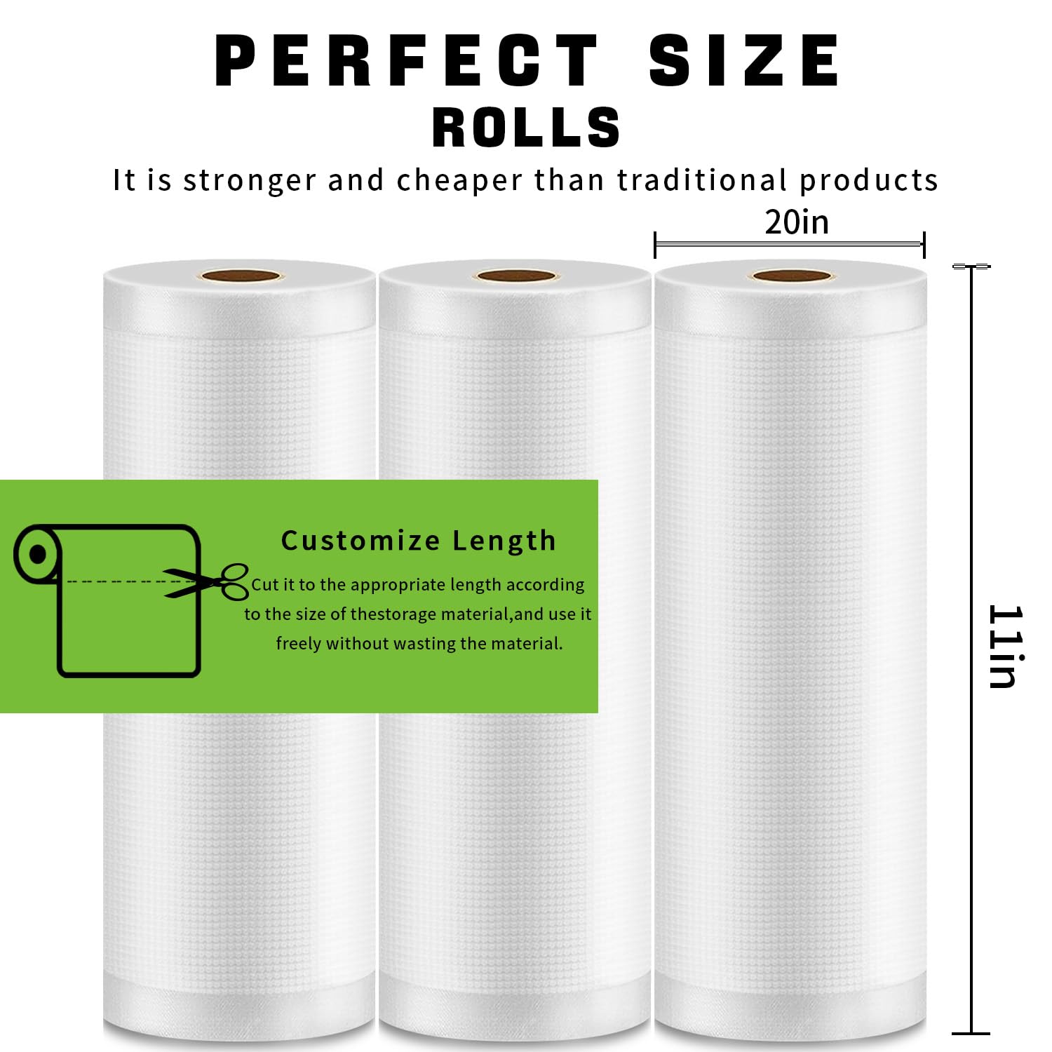 Premium Vacuum Sealer Bags Rolls 11