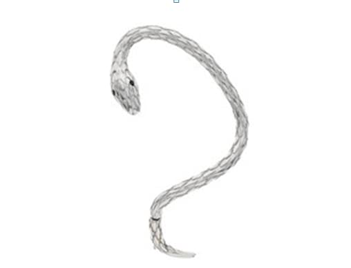 Vintage Sterling Silver Snake Dangle Drop Earrings for Women - Elegant Tassel Jewelry with Snake Design | Perfect for Parties, Date Nights & Gifts